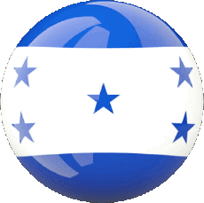 Fahnen Amerika Honduras Runde 
