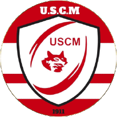 Sport Rugby Club Frankreich Logo Dept 65 USCM - Union Sportive Castelnau en Madiranais 