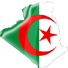 Drapeaux Afrique Algérie Algérie 