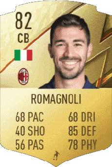 Multimedia Vídeo Juegos F I F A - Jugadores  cartas Italia Alessio Romagnoli 