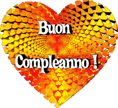 Mensajes Italiano Buon Compleanno Cuore 007 