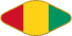 Bandiere Africa Guinea Ovale 02 