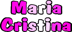 Prénoms FEMININ - Italie M Composé Maria Cristina 
