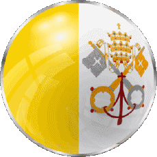 Drapeaux Europe Vatican Rond 