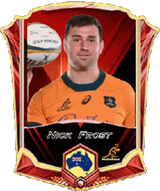Deportes Rugby - Jugadores Australia Equipo 2025 Nick Frost 