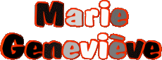 Prénoms FEMININ - France M Composé Marie Geneviève 