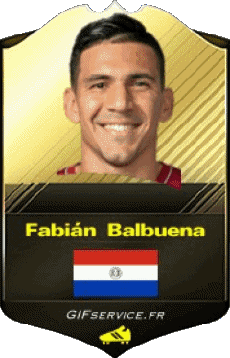 Multi Média Jeux Vidéo F I F A - Joueurs Cartes Paraguay Fabián Balbuena 