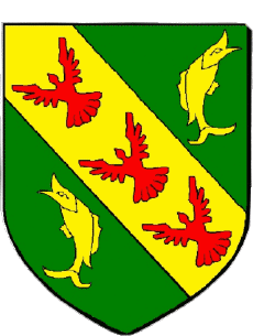 Blasone-Bandiere Francia Dipartimenti - Città 55 THIERVILLE SUR MEUSE 