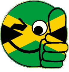 Bandiere America Giamaica Faccina - OK 