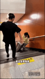 Humor -  Fun MENSCHEN Treppe Fail Serie 01 