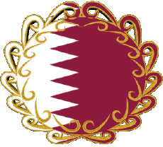 Banderas Asia Katar Forma 
