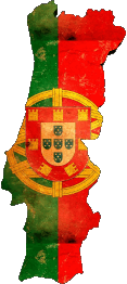 Banderas Europa Portugal Mapa 