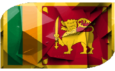 Drapeaux Asie Sri Lanka Rectangle 