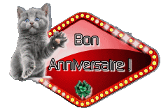 Mensajes Francés Bon Anniversaire Animaux 004 