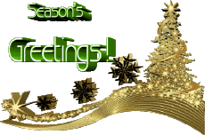 Messages Anglais Season's Greetings Serie 12 