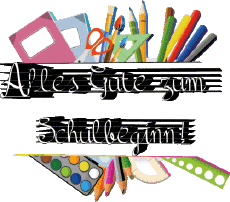Mensajes Alemán Alles Gute zum Schulbeginn Fondo transparente 003 