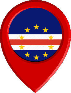 Flags Africa Green Cap Location Pin 