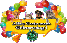 Messages German Alles Gute zum Geburtstag Tiere 007 
