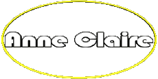 First Names FEMININE - France A Composed Anne Claire 