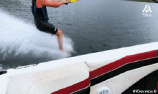 Humor -  Fun Sports Water skiing Barefoot Fail 