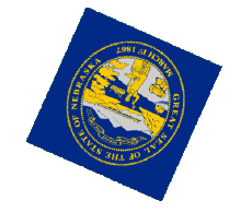 Drapeaux Amériques U.S.A - Etats Nebraska Sphere - Cube 