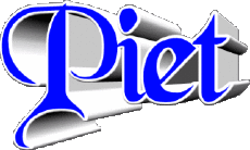 Vorname MANN - Frankreich P Piet 