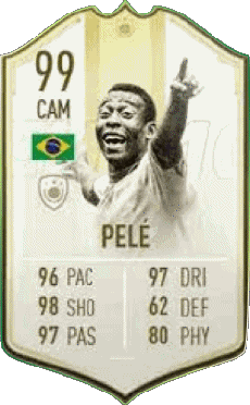 Multi Media Video Games F I F A - Card Players Brazil Pelé 