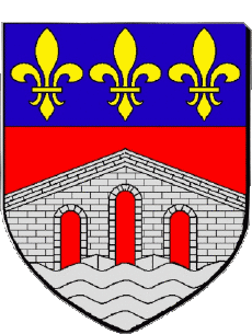 Wappen-Fahnen Frankreich Abteilungen - Städte 27 PONT AUDEMER 