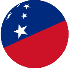 Flags Oceania Samoa Sphere - Cube 