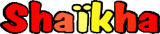 Nombre FEMENINO - Magreb Musulmán S Shaïkha 