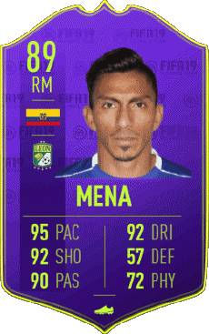 Multimedia Videospiele F I F A - Karten Spieler Ecuador Angel Mena 