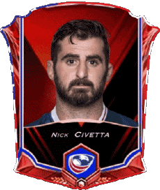 Sports Rugby - Joueurs U S A Nick Civetta 
