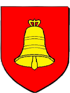 Blasone-Bandiere Francia Dipartimenti - Città 24 SAINT ASTIER 