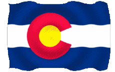 Banderas América U.S.A - Estados Colorado Ondulación 