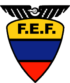 Logo-Sports FootBall Equipes Nationales - Ligues - Fédération Amériques Equateur Logo