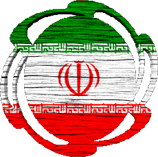Fahnen Asien Iran Form 01 