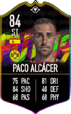Multimedia Videogiochi F I F A - Giocatori carte Spagna Paco Alcacer 