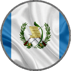 Fahnen Amerika Guatemala Runde 