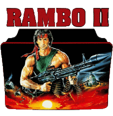 Multi Média Cinéma International Rambo Logo First blood part 2 