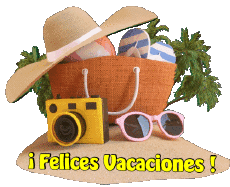 Nachrichten Spanisch Felices Vacaciones Transparenter Hintergrund 31 