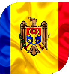 Bandiere Europa Moldova Quadrato 