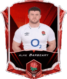 Sports Rugby - Joueurs Angleterre Alfie Barbeary 