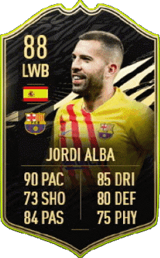 Multimedia Videogiochi F I F A - Giocatori carte Spagna Jordi Alba Ramos 