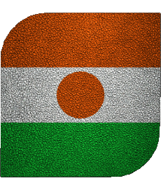 Drapeaux Afrique Niger Carré 