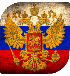 Drapeaux Europe Russie Carré 