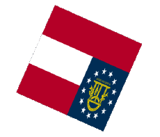 Fahnen Amerika U.S.A - States Georgia Kugel - Würfel 