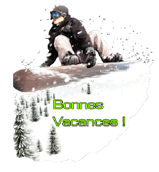 Messages French Bonnes Vacances Hiver Serie 07 