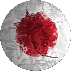 Fahnen Asien Japan Runde 