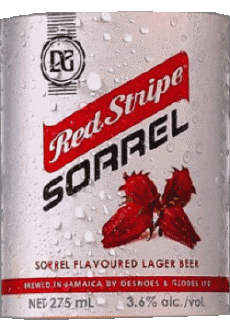 Sorrel-Getränke Bier Jamaika Red Stripe Sorrel