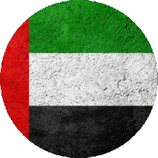 Flags Asia United Arab Emirates Round 